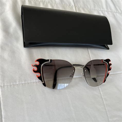 prada sun glasses flames|Prada sunglasses customer service.